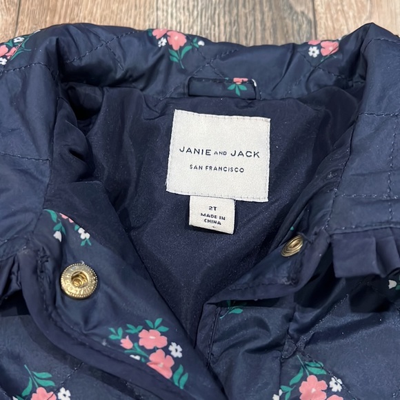 Janie and Jack Floral Coat - Picture 2 of 6